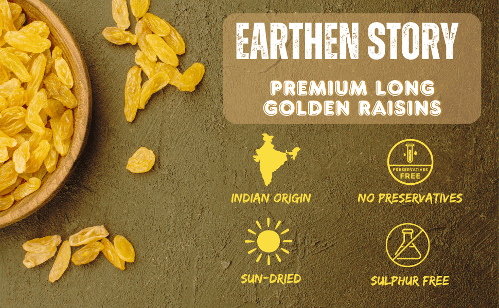 Premium Golden Long Raisins